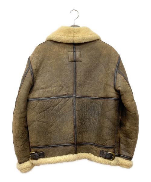 Schott（ショット）Schott (ショット) B-3ムートンジャケット ブラウン サイズ:Mの古着・服飾アイテム