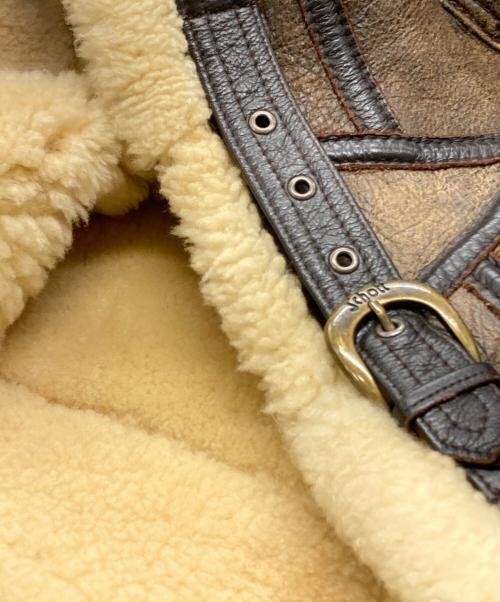 Schott（ショット）Schott (ショット) B-3ムートンジャケット ブラウン サイズ:Mの古着・服飾アイテム