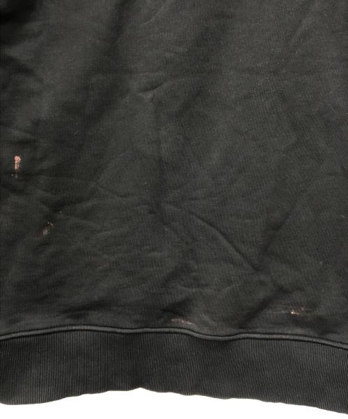 VERSACE JEANS COUTURE（ヴェルサーチ ジーンズクチュール）VERSACE JEANS COUTURE (ヴェルサーチ ジーンズクチュール) クルーネックスウェット ブラック サイズ:Lの古着・服飾アイテム