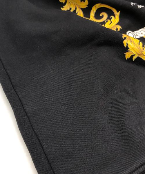 VERSACE JEANS COUTURE（ヴェルサーチ ジーンズクチュール）VERSACE JEANS COUTURE (ヴェルサーチ ジーンズクチュール) クルーネックスウェット ブラック サイズ:Lの古着・服飾アイテム