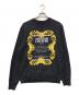 VERSACE JEANS COUTURE（ヴェルサーチ ジーンズクチュール）の古着「クルーネックスウェット」｜ブラック