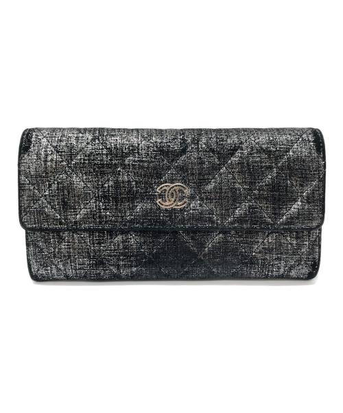 CHANEL（シャネル）CHANEL (シャネル) 2つ折り財布 シルバー サイズ:下記参照の古着・服飾アイテム