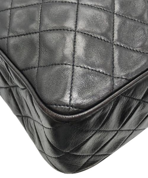 CHANEL（シャネル）CHANEL (シャネル) タッセルマトラッセフラップショルダーバッグ ブラック サイズ:下記参照の古着・服飾アイテム