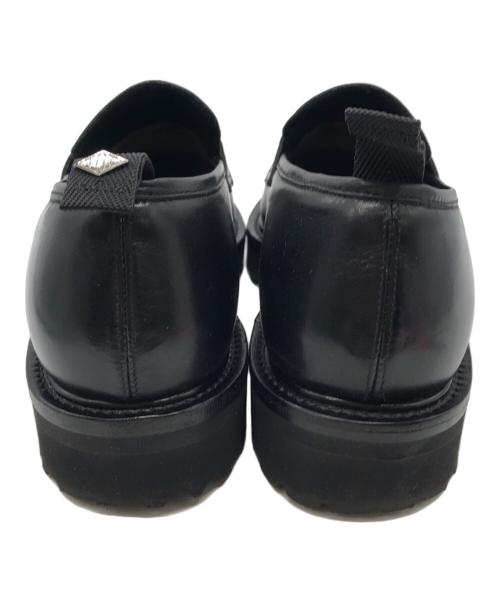 W.H（ダブルエイチ）W.H (ダブルエイチ) ローファー ブラック サイズ:6.5の古着・服飾アイテム