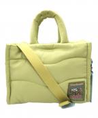 Coachtopiaコーチトピア）の古着「Loop Mini Puffy Tote2WAY」｜黄緑
