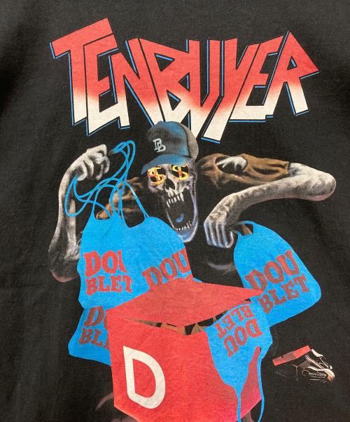 doublet（ダブレット）doublet (ダブレット) TENBUYER T-SHIRT ブラック サイズ:Sの古着・服飾アイテム