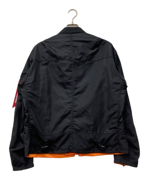ALPHA（アルファ）ALPHA (アルファ) eYe COMME des GARCONS JUNYAWATANABE MAN (アイ コム デ ギャルソン ジュンヤ ワタナベ マン) ナイロンツイルジャケット ブラック サイズ:Mの古着・服飾アイテム