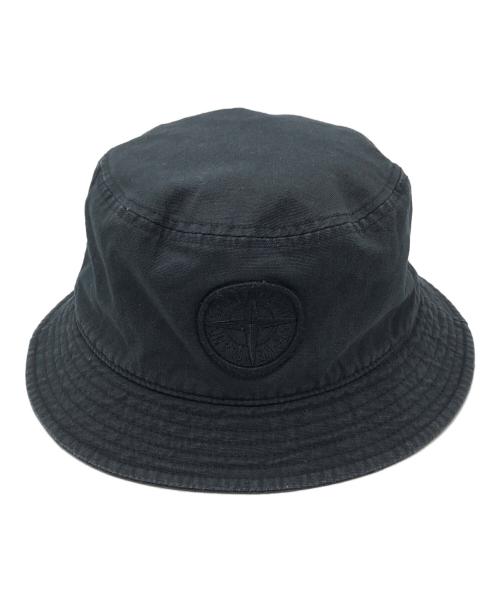 STONE ISLAND（ストーンアイランド）STONE ISLAND (ストーンアイランド) バケットハット ブラック サイズ:XLの古着・服飾アイテム