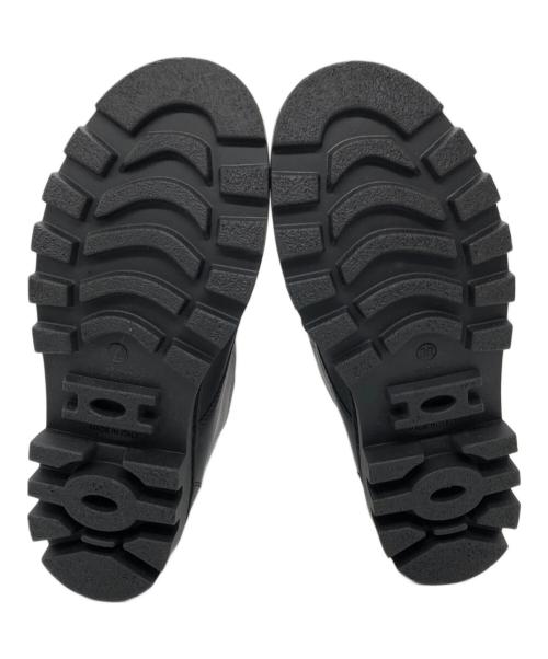 LOEWE（ロエベ）LOEWE (ロエベ) カーフスキン コンバット ブーツ ブラック サイズ:38の古着・服飾アイテム