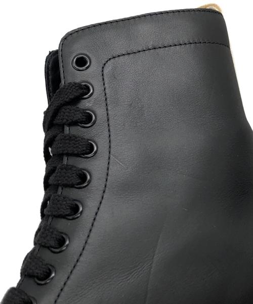 LOEWE（ロエベ）LOEWE (ロエベ) カーフスキン コンバット ブーツ ブラック サイズ:38の古着・服飾アイテム