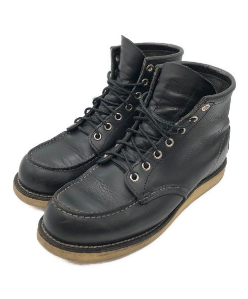RED WING（レッドウィング）RED WING (レッドウィング) 6-inch Classic Moc ブラック サイズ:25cmの古着・服飾アイテム