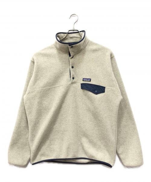 Patagonia（パタゴニア）Patagonia (パタゴニア) Lightweight Synchilla Snap-T ベージュ サイズ:Mの古着・服飾アイテム