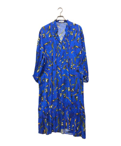 christian wijnants（クリスチャン ワイナンツ）christian wijnants (クリスチャン ワイナンツ) 花柄ワンピース ブルー サイズ:34の古着・服飾アイテム