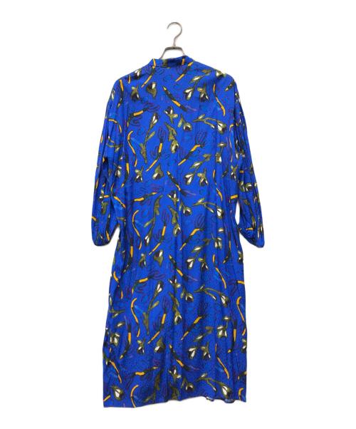 christian wijnants（クリスチャン ワイナンツ）christian wijnants (クリスチャン ワイナンツ) 花柄ワンピース ブルー サイズ:34の古着・服飾アイテム