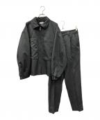 MAISON SPECIALメゾンスペシャル）の古着「テックツイードSOLOTEX/ソロテックス プライムオーバーセットアップ」｜グレー