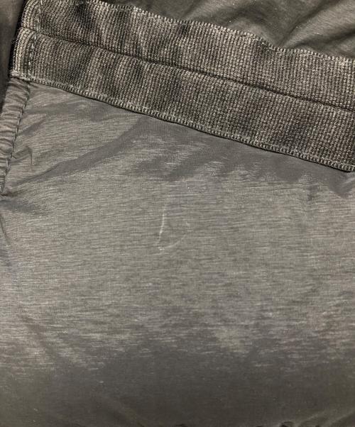 STONE ISLAND（ストーンアイランド）STONE ISLAND (ストーンアイランド) ナイロンサテン ガーメントダイ スタンドカラー ダウンジャケット ブラック サイズ:Lの古着・服飾アイテム