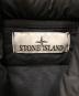 中古・古着 STONE ISLAND (ストーンアイランド) ナイロンサテン ガーメントダイ スタンドカラー ダウンジャケット ブラック サイズ:L：76000円
