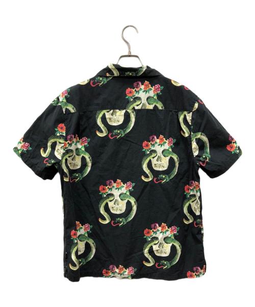 stussy（ステューシー）stussy (ステューシー) オープンカラーシャツ ブラック サイズ:Mの古着・服飾アイテム