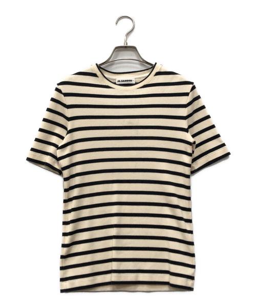 JIL SANDER+（ジルサンダープラス）JIL SANDER+ (ジルサンダープラス) ボーダーTシャツ ベージュ サイズ:XSの古着・服飾アイテム