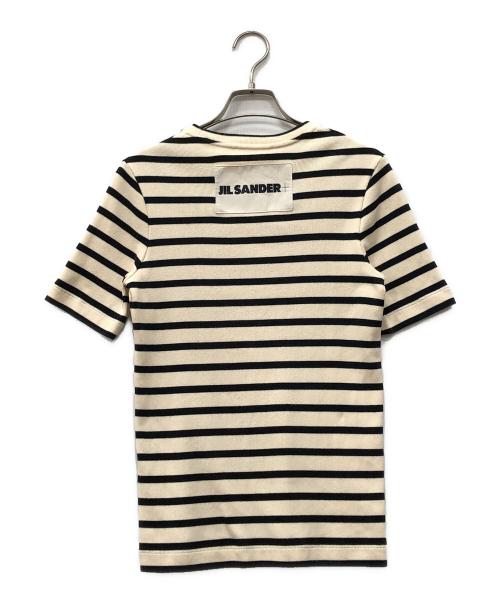 JIL SANDER+（ジルサンダープラス）JIL SANDER+ (ジルサンダープラス) ボーダーTシャツ ベージュ サイズ:XSの古着・服飾アイテム