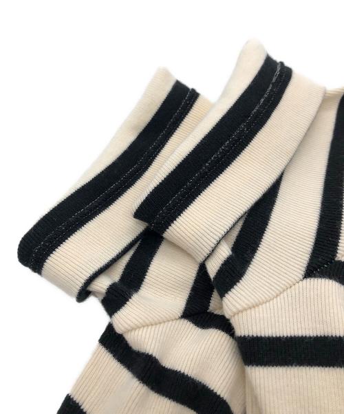 JIL SANDER+（ジルサンダープラス）JIL SANDER+ (ジルサンダープラス) ボーダーTシャツ ベージュ サイズ:XSの古着・服飾アイテム