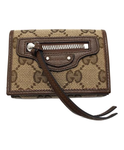 GUCCI（グッチ）GUCCI (グッチ) BALENCIAGA (バレンシアガ) The Hacker Neo Classic Wallet ベージュ サイズ:下記参照の古着・服飾アイテム
