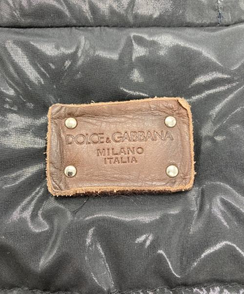 DOLCE & GABBANA（ドルチェ＆ガッバーナ）DOLCE & GABBANA (ドルチェ＆ガッバーナ) ダウンジャケット ブラック サイズ:46 未使用品の古着・服飾アイテム