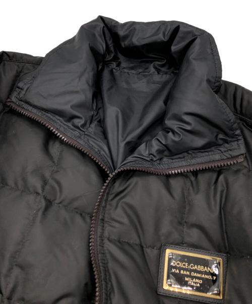 DOLCE & GABBANA（ドルチェ＆ガッバーナ）DOLCE & GABBANA (ドルチェ＆ガッバーナ) ダウンジャケット ブラック サイズ:46の古着・服飾アイテム