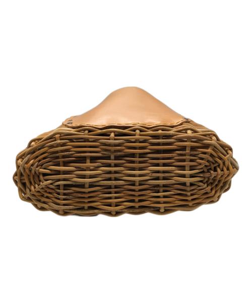 ebagos（エバゴス）ebagos (エバゴス) レザーカゴバッグ ブラウンの古着・服飾アイテム