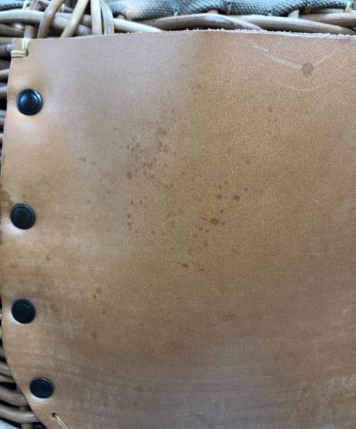 ebagos（エバゴス）ebagos (エバゴス) レザーカゴバッグ ブラウンの古着・服飾アイテム