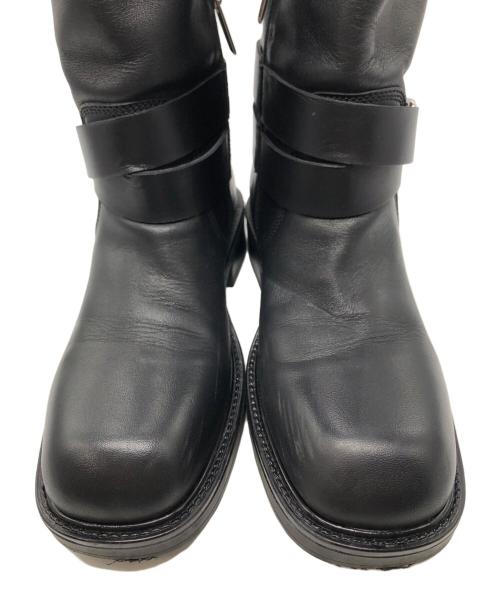 Hoaw（ハァウ）Hoaw (ハァウ) エンジニアブーツ ブラック サイズ:37の古着・服飾アイテム