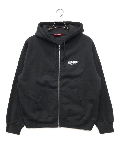 SUPREME（シュプリーム）Supreme (シュプリーム) Mister Cartoon Zip Up Hooded Sweatshirt ブラック サイズ:Mの古着・服飾アイテム