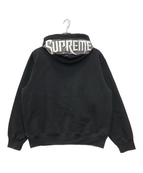 SUPREME（シュプリーム）Supreme (シュプリーム) Mister Cartoon Zip Up Hooded Sweatshirt ブラック サイズ:Mの古着・服飾アイテム