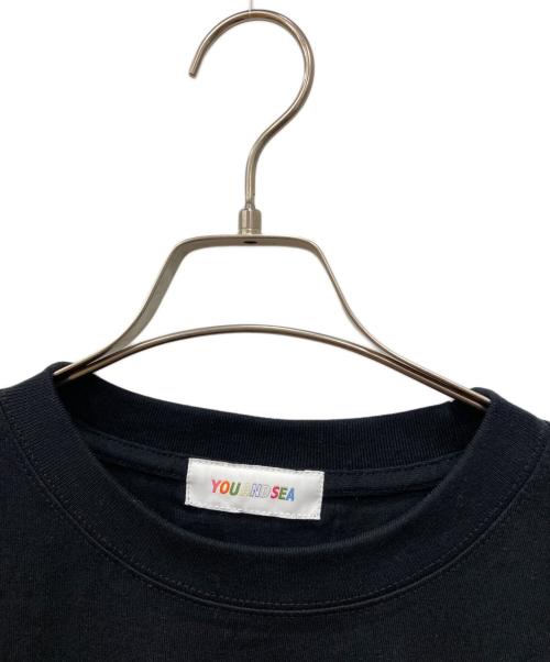 YOU AND SEA（ユーアンドシー）YOU AND SEA (ユーアンドシー) RHINESTONE TEE ブラック サイズ:XXLの古着・服飾アイテム