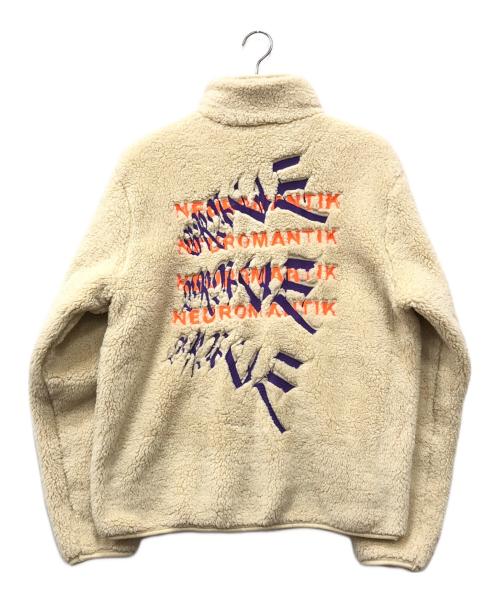 DIESEL（ディーゼル）DIESEL (ディーゼル) 刺繍フリースジャケット ベージュ サイズ:XLの古着・服飾アイテム