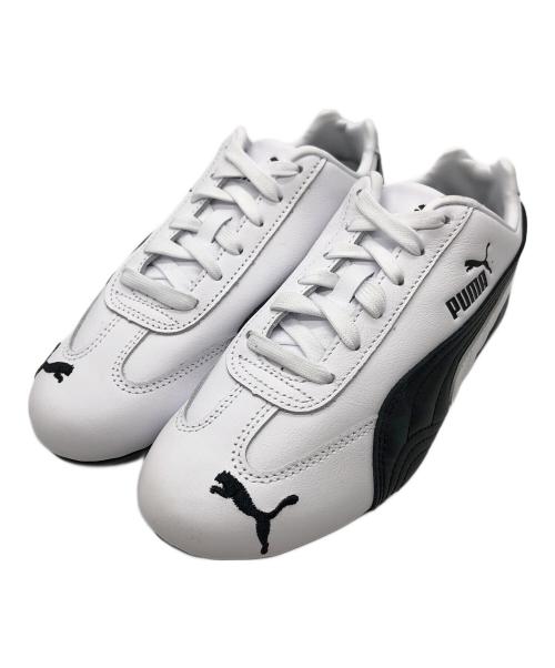 PUMA（プーマ）PUMA (プーマ) SPEEDCAT LTH ホワイト×ブラック サイズ:22の古着・服飾アイテム
