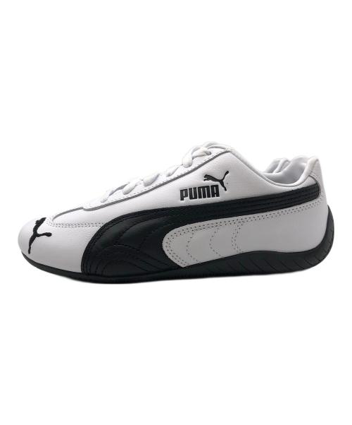 PUMA（プーマ）PUMA (プーマ) SPEEDCAT LTH ホワイト×ブラック サイズ:22の古着・服飾アイテム