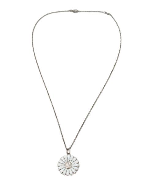 Georg Jensen（ジョージジェンセン）Georg Jensen (ジョージジェンセン) デイジーネックレス ホワイト サイズ:下記参照の古着・服飾アイテム