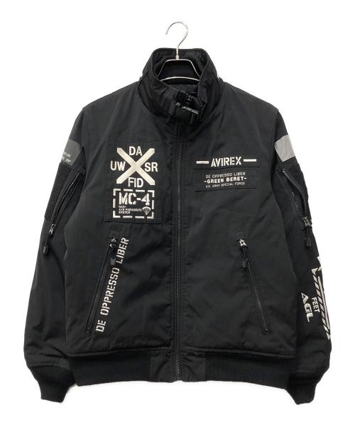 AVIREX（アヴィレックス）AVIREX (アヴィレックス) AMC MA-1 MOD フライトジャケット ブラック サイズ:Lの古着・服飾アイテム