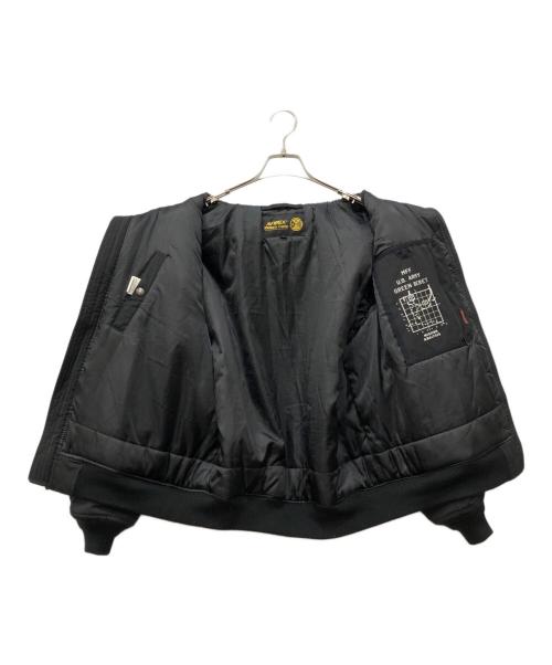 AVIREX（アヴィレックス）AVIREX (アヴィレックス) AMC MA-1 MOD フライトジャケット ブラック サイズ:Lの古着・服飾アイテム