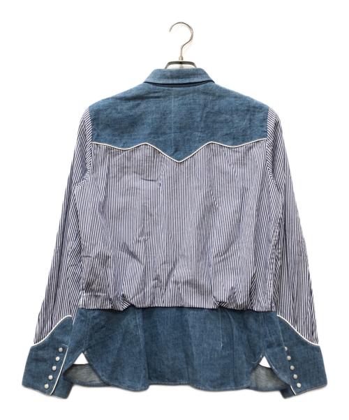 sacai（サカイ）sacai (サカイ) ウエスタンシャツ インディゴ サイズ:2の古着・服飾アイテム