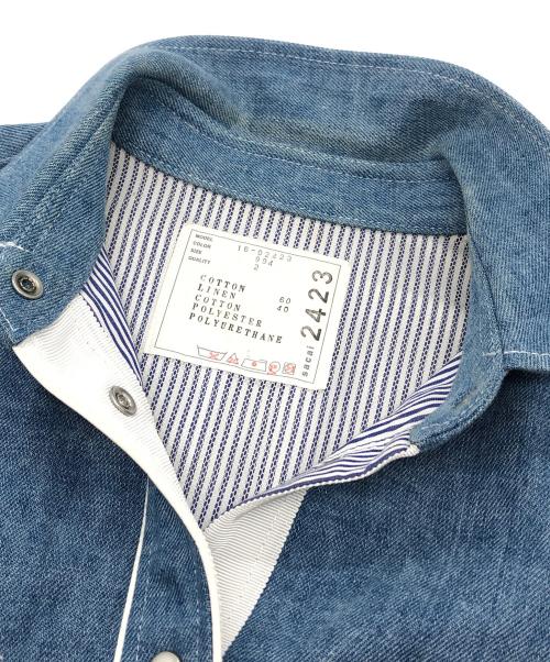 sacai（サカイ）sacai (サカイ) ウエスタンシャツ インディゴ サイズ:2の古着・服飾アイテム