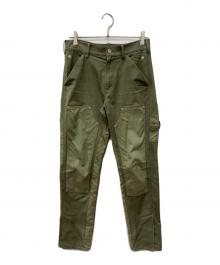 FUTUR'CHIVES（フューチャーカイブ）の古着「ダブルニーパンツ」｜カーキ
