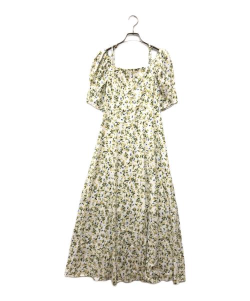 FRAY ID（フレイ アイディー）FRAY ID (フレイ アイディー) フルーツプリント2wayオフショルワンピース ホワイト サイズ:1の古着・服飾アイテム