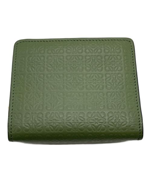 LOEWE（ロエベ）LOEWE (ロエベ) ラウンドファスナー財布 黄緑 サイズ:下記参照の古着・服飾アイテム