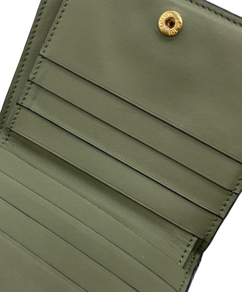 LOEWE（ロエベ）LOEWE (ロエベ) ラウンドファスナー財布 黄緑 サイズ:下記参照の古着・服飾アイテム