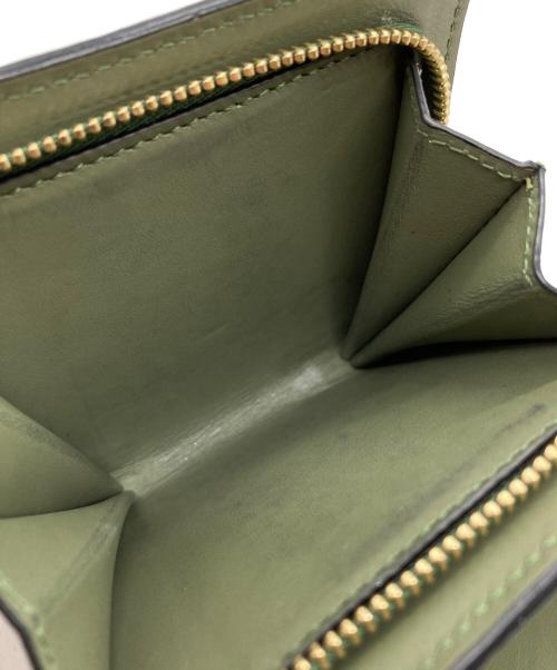 LOEWE（ロエベ）LOEWE (ロエベ) ラウンドファスナー財布 黄緑 サイズ:下記参照の古着・服飾アイテム