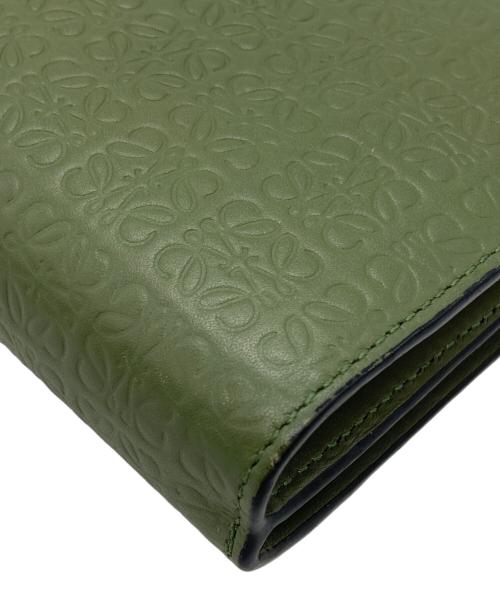 LOEWE（ロエベ）LOEWE (ロエベ) ラウンドファスナー財布 黄緑 サイズ:下記参照の古着・服飾アイテム