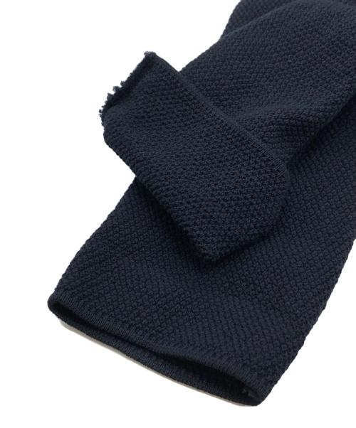 LARDINI（ラルディーニ）LARDINI (ラルディーニ) ニットダブルジャケット ネイビー サイズ:Sの古着・服飾アイテム