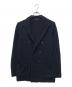 LARDINI（ラルディーニ）の古着「ニットダブルジャケット」｜ネイビー